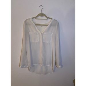 Cotton On silk button down blouse